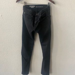 Levi’s Denizen - Black Skinny Jeans - Size Boys Regular 16